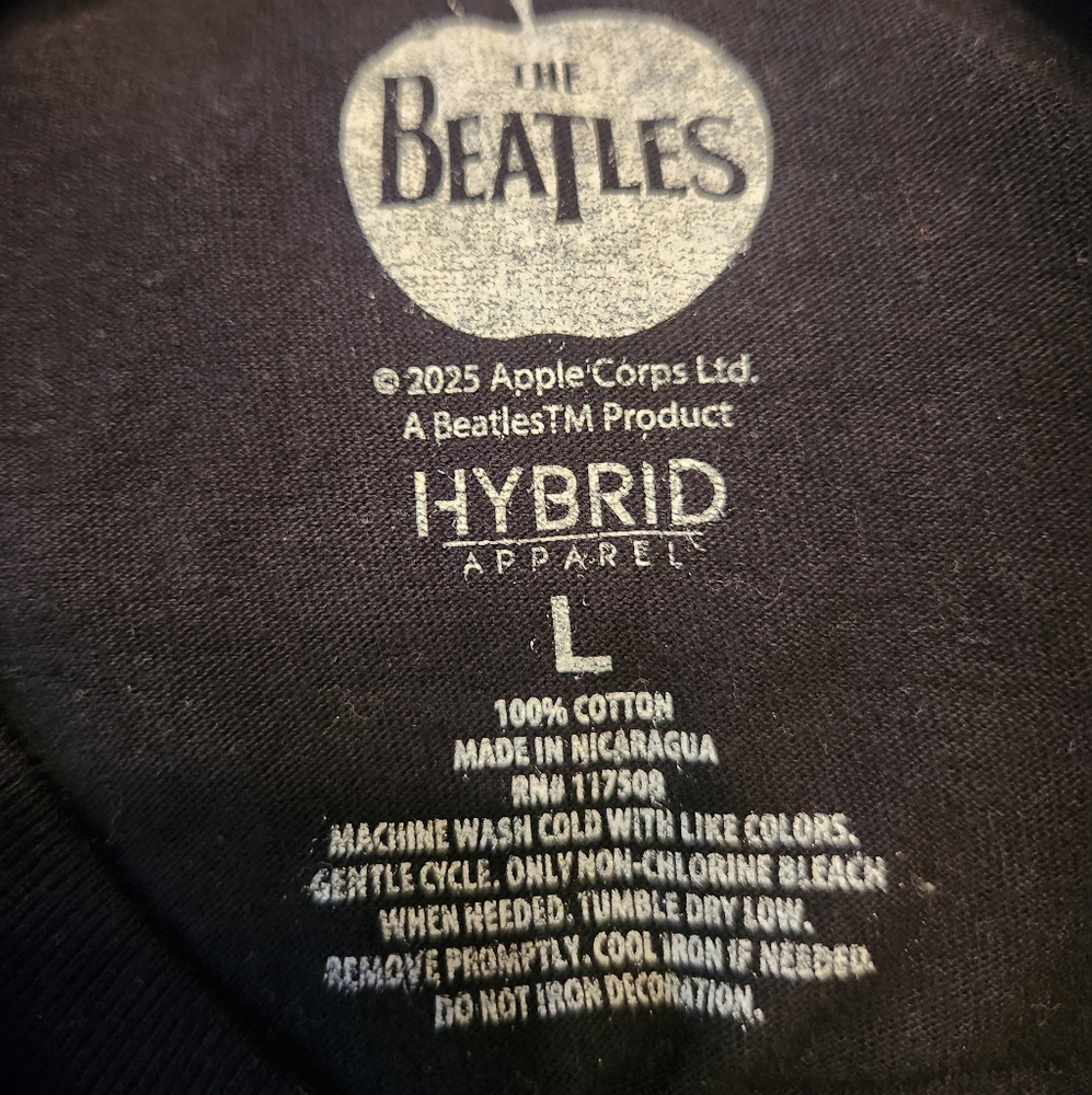 Unisex' The Beatles Abbet Road Album Cover T-shirt - Picture 2 of 5